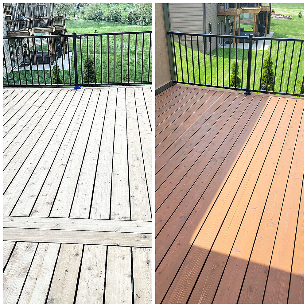 IntEx Pros Des Moines Iowa Contractors Deck Restoration and Cleaning and Stain