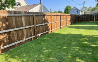 IntEx Pros Des Moines Iowa Fence restoration and staining