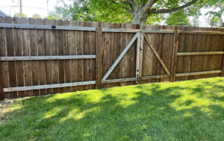 IntEx Pros Des Moines Iowa Fence restoration and staining