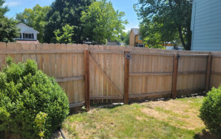 IntEx Pros Des Moines Iowa Fence restoration and staining