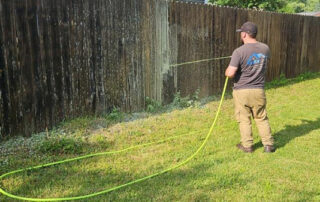 IntEx Pros Des Moines Iowa Fence restoration and staining